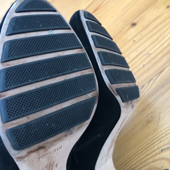 Cole Haan Air 9B Black Suede Talia Ankle Booties - Picture 8 of 11